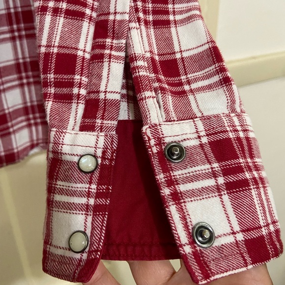 Eddie‎ Bauer women’s flannel/Medium - Picture 4 of 9